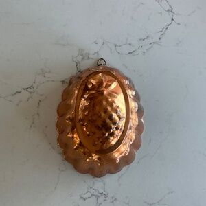 Vintage pineapple copper mold
